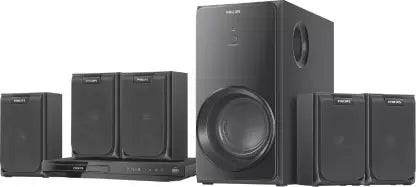 PHILIPS HTD2520 5.1 Home Theatre System (Black) PHILIPS HTD2520 5.1 Home Theatre System (Black)